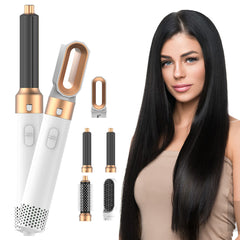 Hair Dryer Brush, Hot Air Brush, Multi Hair Style, White Gold