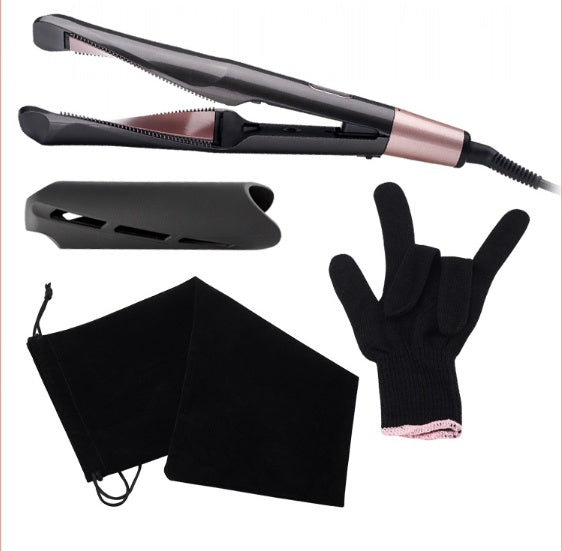 Hair Straightening / Curling Iron Built in Comb