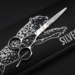 Silver Leopard Haircut Bangs Haircut Thinning Shears